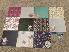 Disney Tinkerbell Scrapbook Bundle - Dimensional Stickers And Paper