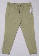 Tony Hawk Men's Jogger Pants Stretch Deep Lichen Green Street Wear Size XL