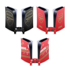 OFFICIAL ARSENAL FC LOGOS VINYL SKIN DECAL FOR SONY PS5 DIGITAL EDITION BUNDLE