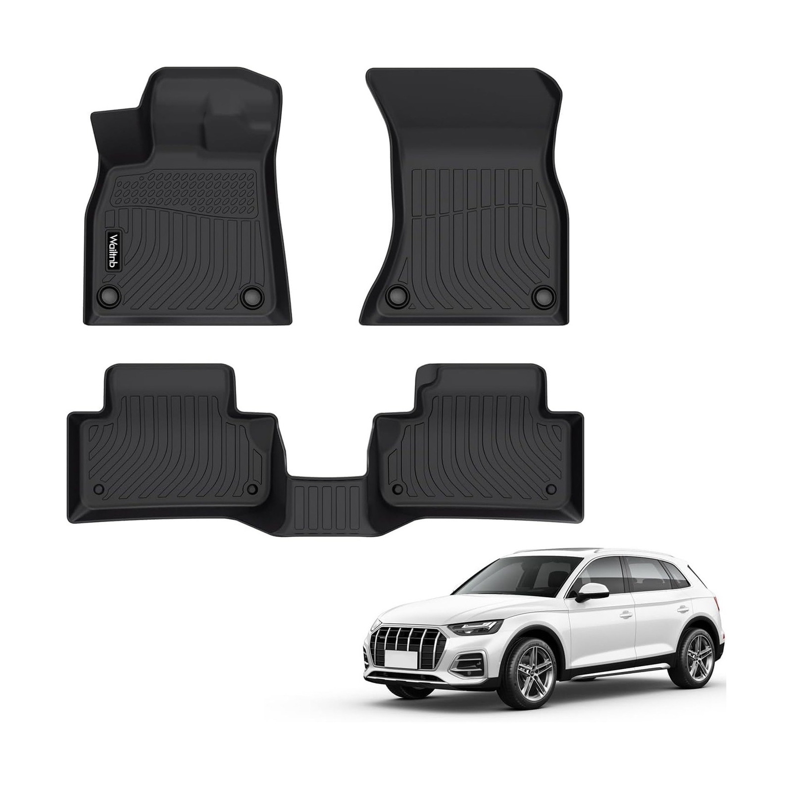 Wailtnb Floor Mats Custom for Audi Q5 / SQ5 2023 2022 2021 2020 2019