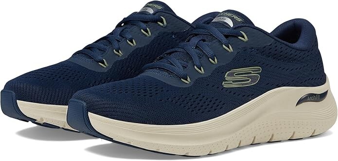 Skechers Shoes Men Sport Comfort Navy Extra Wide Fit Arch Fit