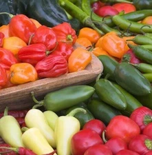 100+ Pepper Seeds - Mixed Peppers Seeds- Ghost, Habanero, Jalapeños AND More US