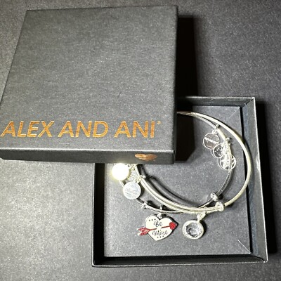 Alex And Ani Be Mine Bangle Bracelets Set of 2