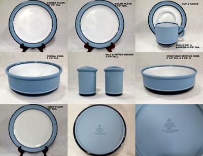 夫コレ　ARITA GENESIS STONE WEAR Arita Genesis Blue 5244 Stoneware Dinnerware China - YOU CHOOSE | eBay