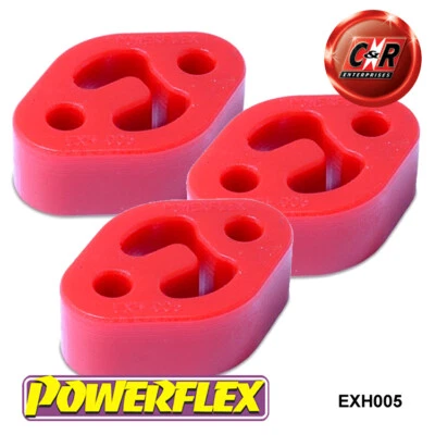 Powerflex Échappement Mnts RR Boite pour Ford Fiesta MK8.5 St 200 Facelift 21 On - Photo 1/4