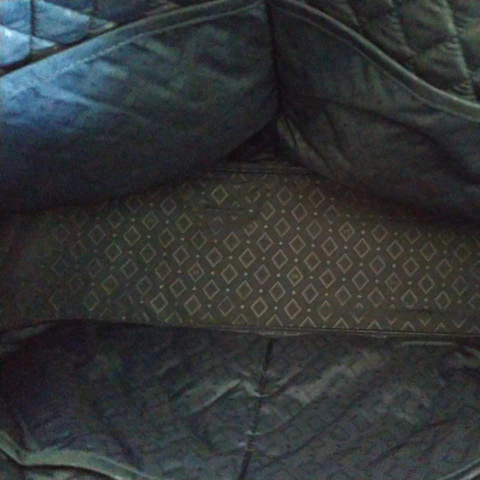 NUEVO CON ETIQUETAS Vera Bradley Bebé Pañal Viaje Cambiador Pad Bolso Moonlight Azul Marino Denim Foto 4 de 4