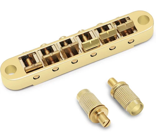 Tune-O-Matic Guitar Bridge Tailpiece for Les Paul SG Electric Guitar Parts Gold