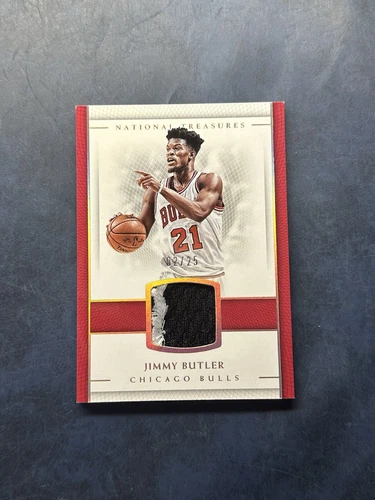 2016-17 Panini National Treasures Jimmy Butler Game Used/Worn Patch /25 Bulls