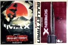 Bullet Train IMAX + Screen X Regal Brad Pitt Posters 13" X 17.5" Limited Number