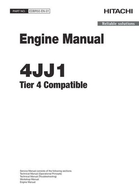 HITACHI 4JJ1 ENGINE SERVICE MANUAL EDBR50EN01