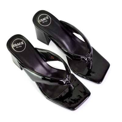 Clip Toe Women High Heels Slippers Crystal Sandal ... - Grandado