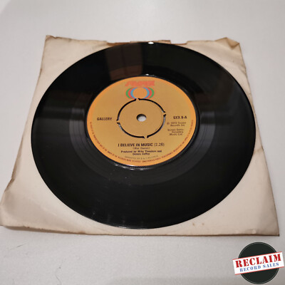 gallery - i believe in music 7'' vinyl record VG