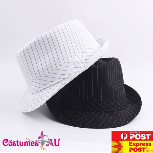 Mens 1920s 20s Gangster Hat Trilby Al 