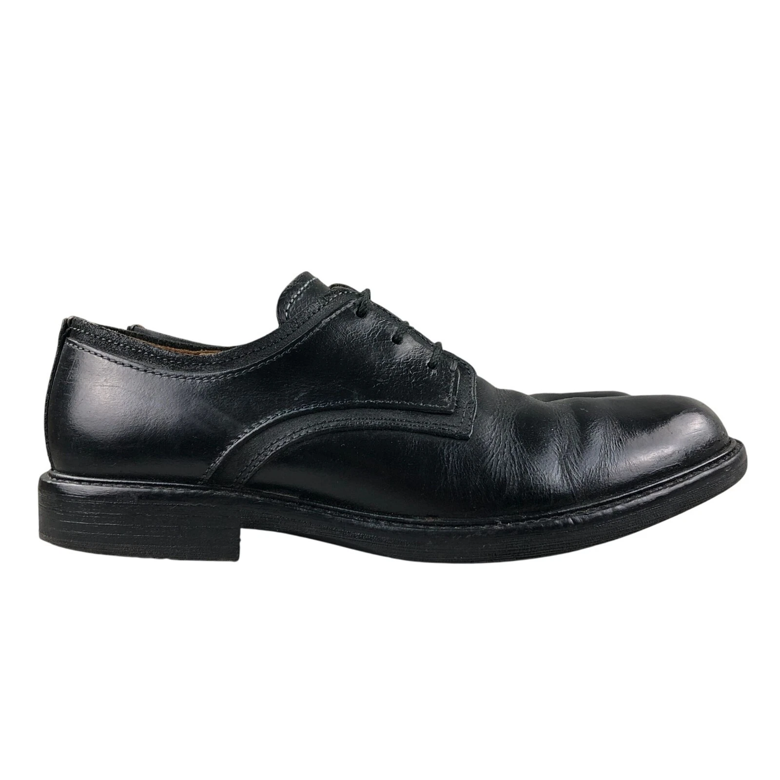 Scarpe eleganti Oxford stringate in vera pelle nera Ecco da uomo taglia 41 (7 7 5)