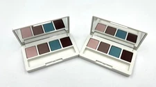 Lot of 2: Clinique Shadow Quad: 03 Morning Java/ Blushed / Hazy / 20 Jammim'
