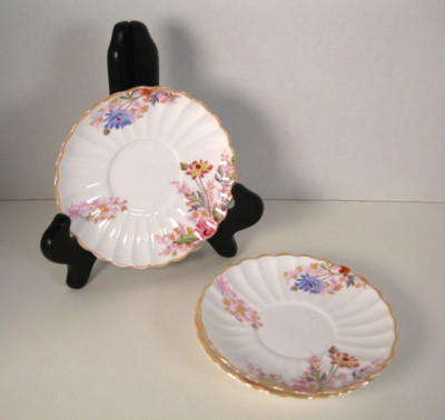 3 Spode Copeland's Chelsea Garden Saucers 5 1/2'' Diameter Excellent Condition!