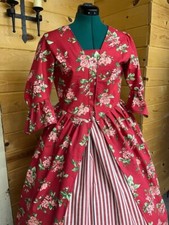 18th Century Colonial Reenactment polonaise. bust sizes 50-58