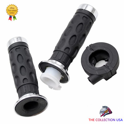 THROTTLE TWIST GRIP SET W/CABLE HOUSING HOLDER FOR GY6 50CC, 80CC, 125C, 150CC