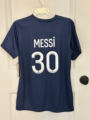 NEW Nike Women's PSG Jersey Messi #30 Large Paris Saint