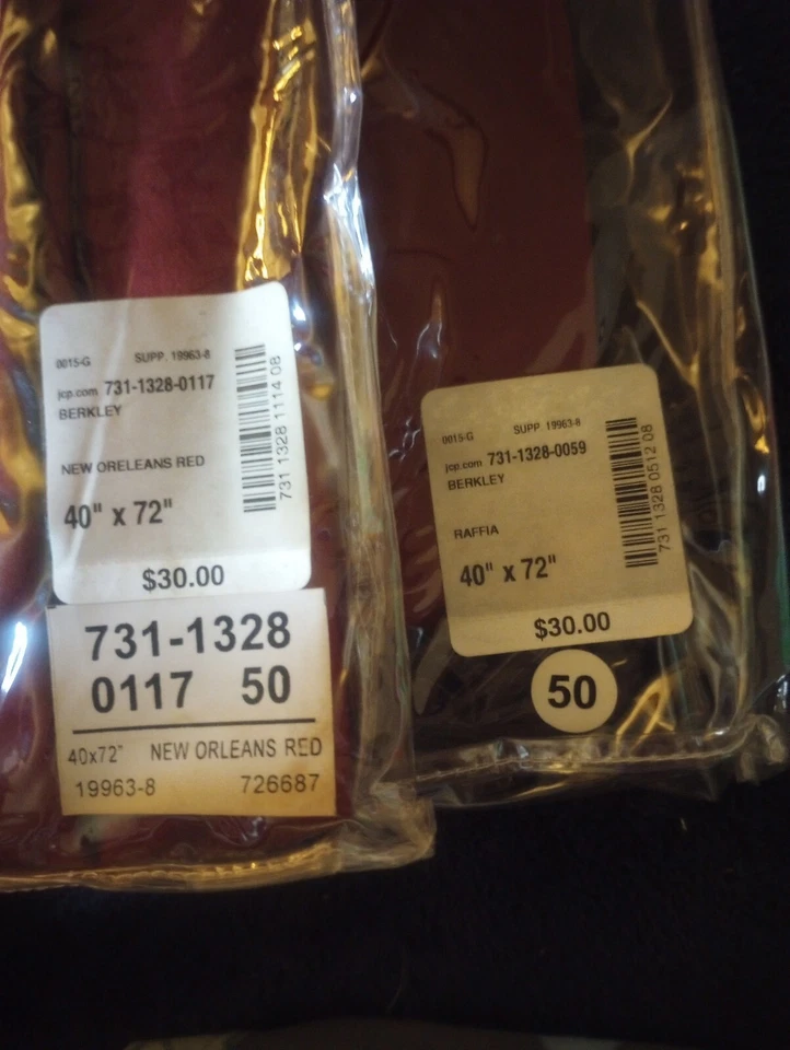 JCP Home Door Panel 40x72 Red - Image 3 of 3