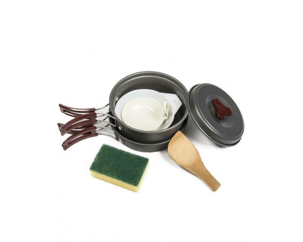Mil-Tec 2 Person Nesting Cooking Set Camping Airsoft Hiking Traveling