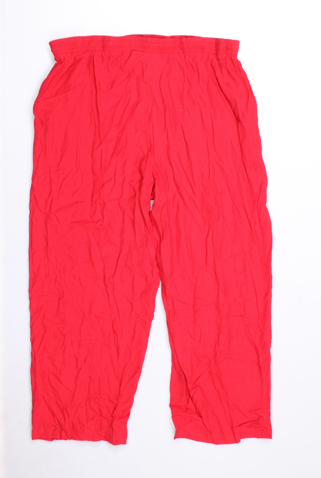 Capacity Unlimited Womens Red Casual Pants Size 3X (SW7143640) for