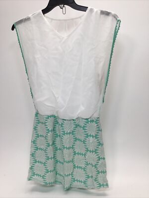 Speechless Girls' Lace-Bodice Flutter Dress, Mint/White, Size 16