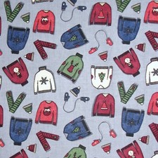 Dear Stella Christmas Winter Sweaters 100 Cotton Fabric by The Yard