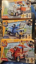 Playmobil Pato On Call 70914 Bomberos 70915 Policía 70916 Ambulancia Rescate Pack de 3