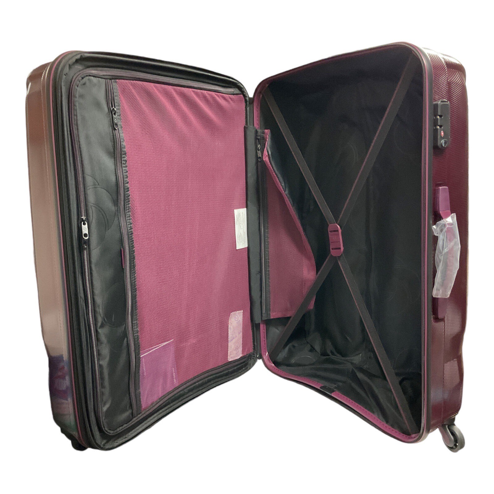 Samsonite 20", 24", & 28" Hardside Swerv DLX 3 Pc Luggage Set Aubergine