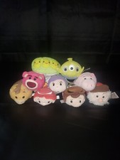 Disney Pixar Toy Story Tsum Tsum Lot Complete Plush Set of 9 Woody Buzz Jesse