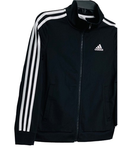 Adidas TRICOT Unisex Full Zip Track Jacket Long Sleeve Youth Size M 10/12 - Picture 7 of 13