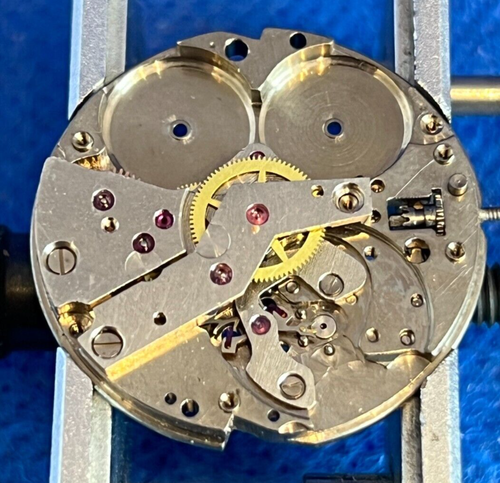 Mouvement de Montre S2416 SLAVA Russe 2 Barillets Clockwork Uhrwerk For Parts - Picture 9 of 23