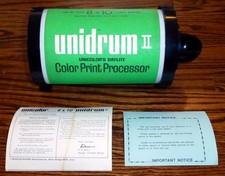 Vintage Unicolor's Unidrum II 8" X 10" Photography Film Color Print Processor