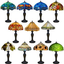 Tiffany Table Lamp 16 inch wide 24 inch tall Multicolor stained glass Home Decor