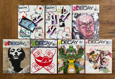 Beautiful / Decay Magazine Issues: B, B, D, E, E, G, and H Lot of 7