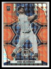 2022 Panini Mosaic Mosaic Reactive Orange #223 Chas McCormick