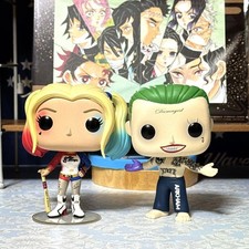 Funko Pop Harley Quinn & Joker Figure Set Colorful 10cm Vinyl Collectibles
