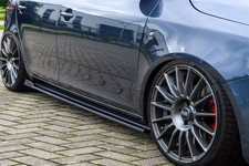 Side skirts addons Blades diffusers sill covers wing For Skoda Fabia RS 5J 10-14
