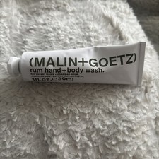 Image of Malin + Goetz Rum Hand Body Wash, 30ml Travel Size, Sealed