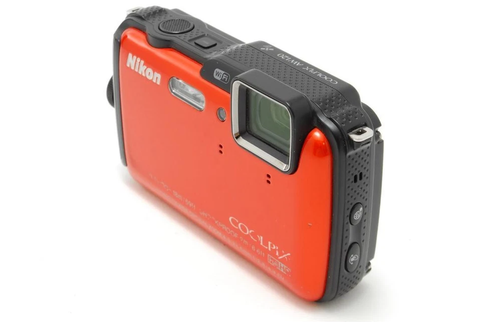 Nikon COOLPIX AW120 Orange Digital Camera 16.0 MP 5x Zoom GPS GLONASS full HD - Image 4 of 4