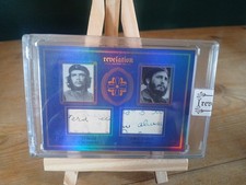 Che Guevara + Fidel Castro REVELATION collection Duel Relic BLUE Refractor/75 👌