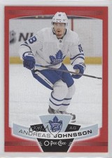 2019-20 O-Pee-Chee Wrapper Redemption Red Andreas Johnsson #493 0c3