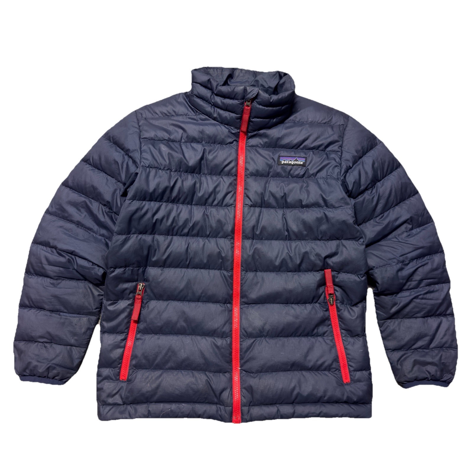 Patagonia Kids Down Sweater Puffer Jacket Navy S