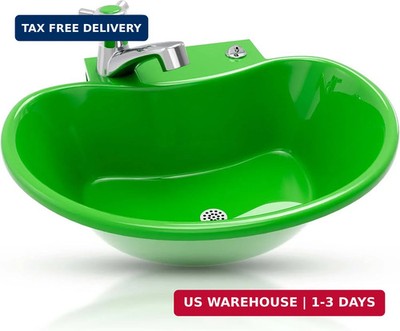 Outdoor Sink and Drinking Fountain - 2 in 1 Easy to Install Outdoor Gar