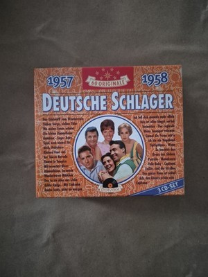 3 CD Box Deutsche Schlager 1957 - 1958 - 60 Originale - Polydor - 1997 - RARE