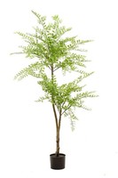 Artplants Kunstbaum Schnurbaum Gushyn, Kunststamm, GrüN, 140Cm