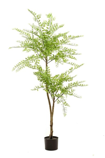 Artplants Kunstbaum Schnurbaum Gushyn, Kunststamm, GrüN, 140Cm-image