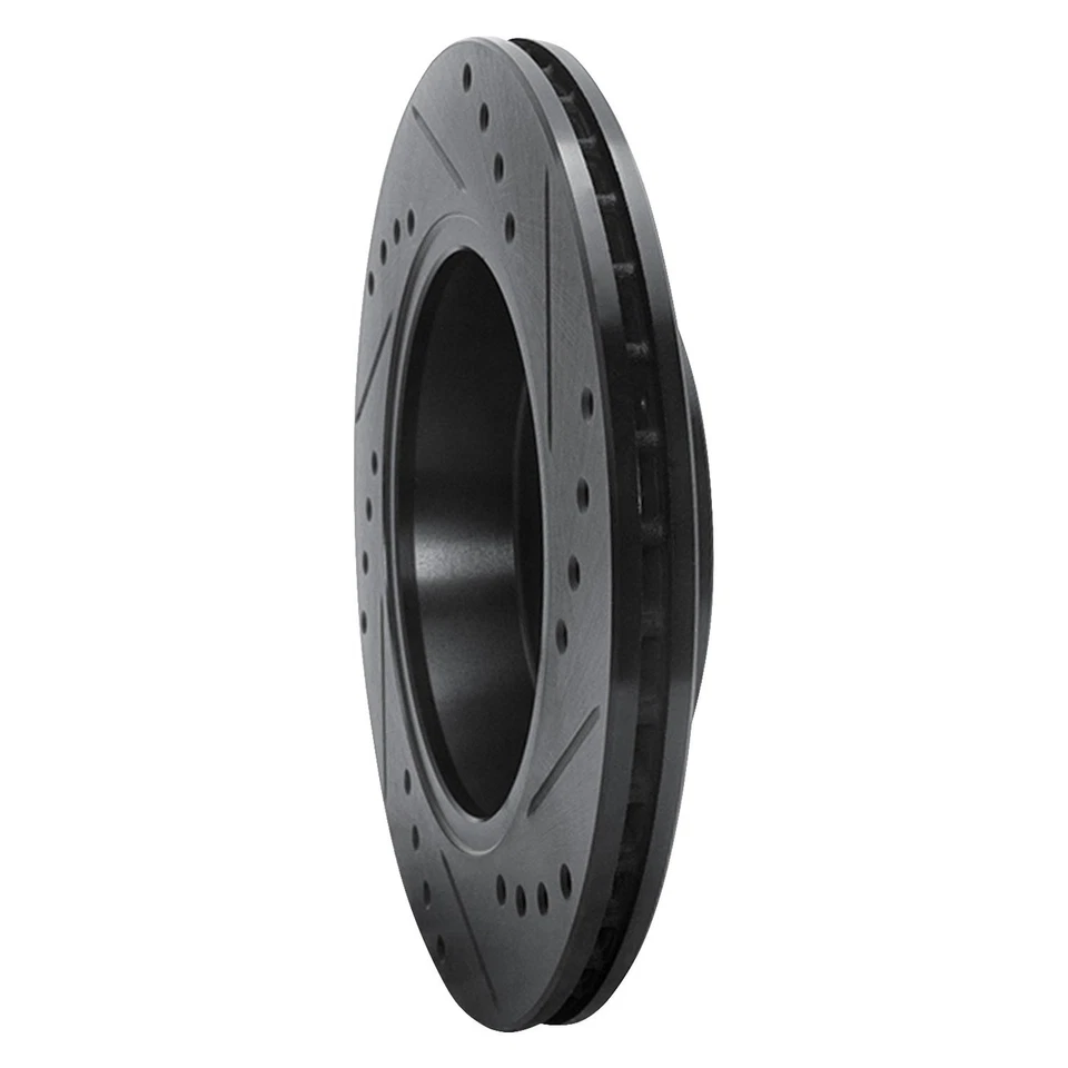 For Audi 5000 Quattro 86-88 Brake Rotor DFC Premium Drilled & Slotted Rear Foto 4 de 4