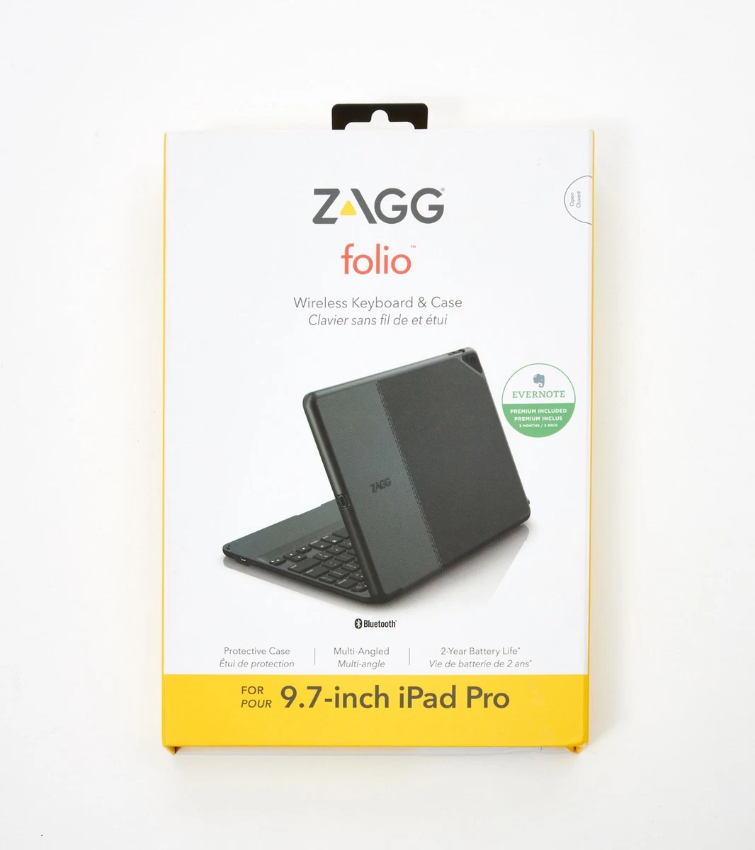 NEW ZAGG Folio Wireless Keyboard and Case Folio-V-ID8ZFK For 9.7